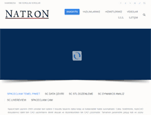 Tablet Screenshot of natronyazilim.com